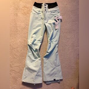 Roxy Mint Green Snow Pants with DryFlight